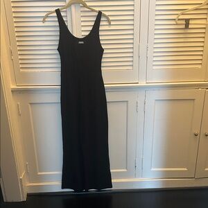 Reformation Black Sleeveless Wide Leg Jumpsuit